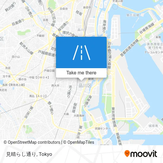 見晴らし通り map