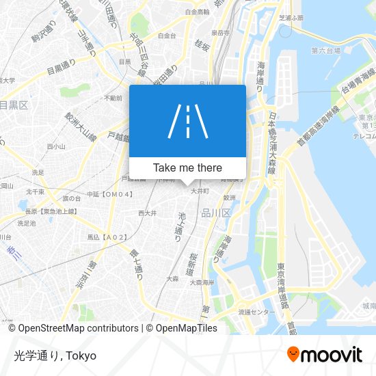 光学通り map