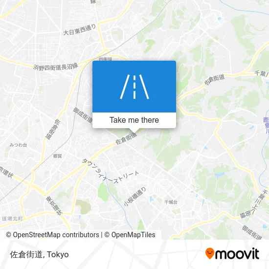佐倉街道 map