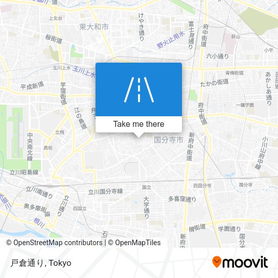 戸倉通り map