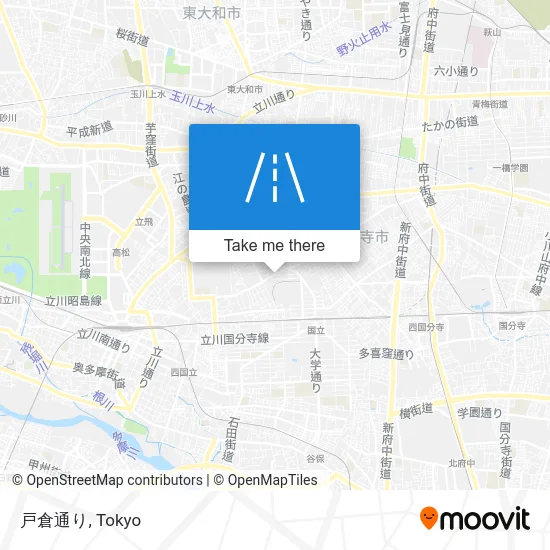 戸倉通り map
