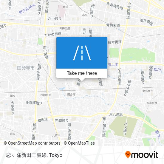 恋ヶ窪新田三鷹線 map