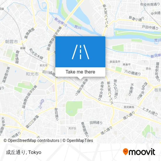 成丘通り map