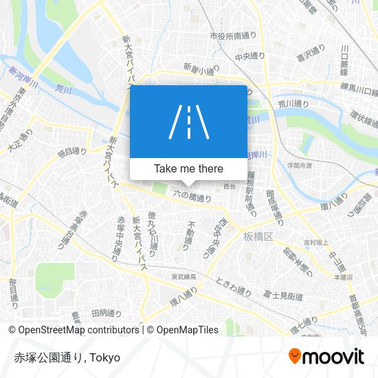 赤塚公園通り map