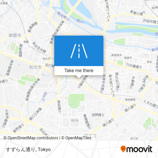 すずらん通り map