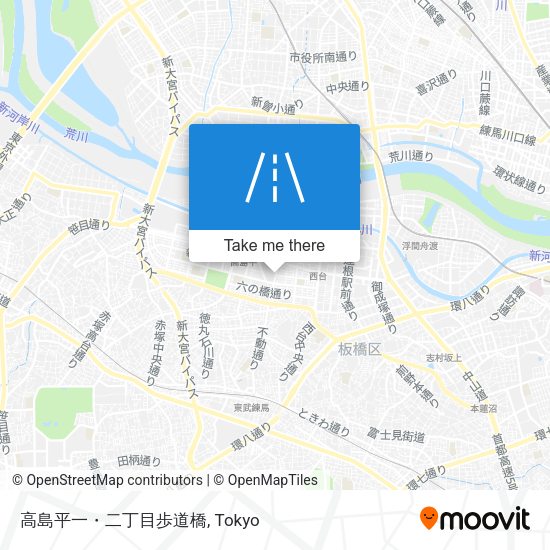高島平一・二丁目歩道橋 map