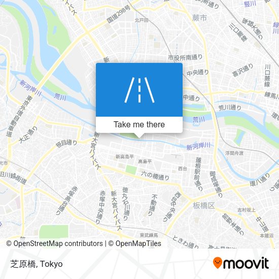 芝原橋 map