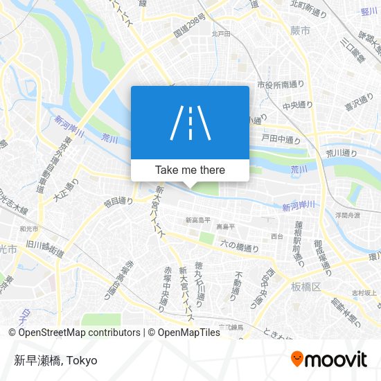 新早瀬橋 map