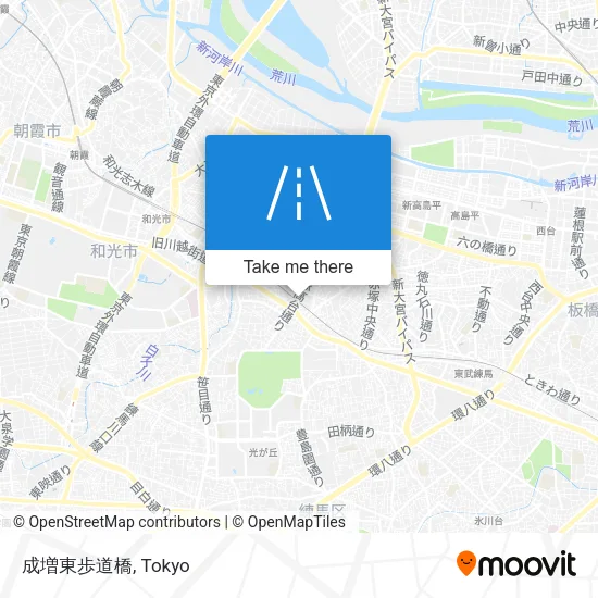 成増東歩道橋 map