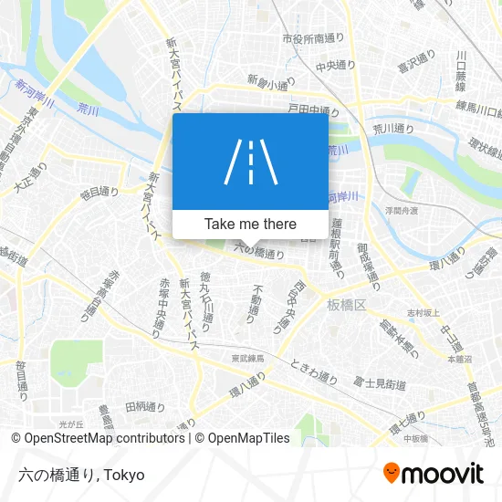 六の橋通り map