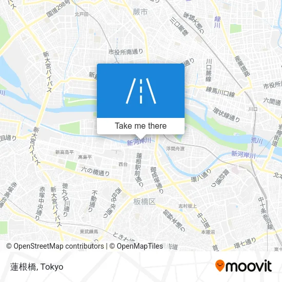 蓮根橋 map