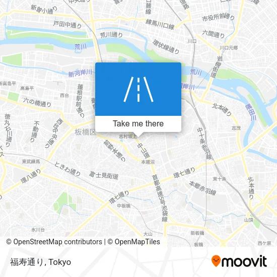 福寿通り map
