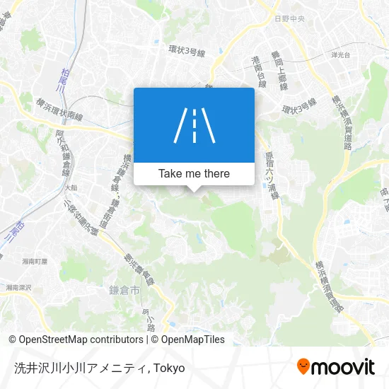 洗井沢川小川アメニティ map