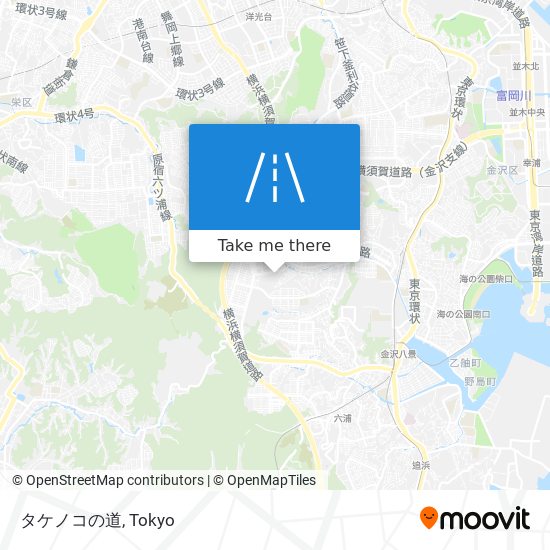 タケノコの道 map