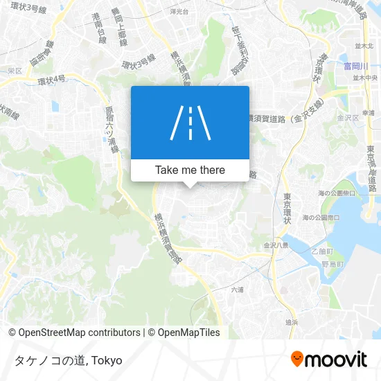 タケノコの道 map