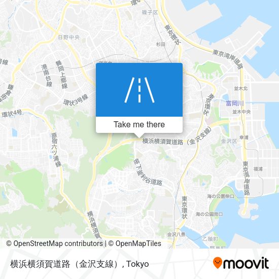 横浜横須賀道路（金沢支線） map