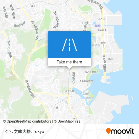 金沢文庫大橋 map