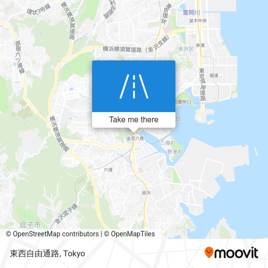 東西自由通路 map