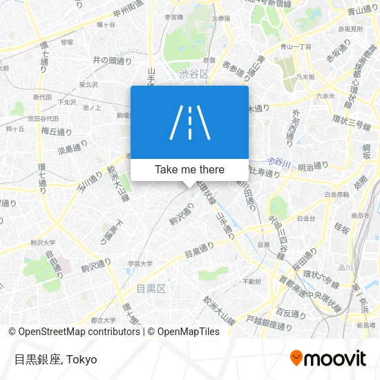 目黒銀座 map