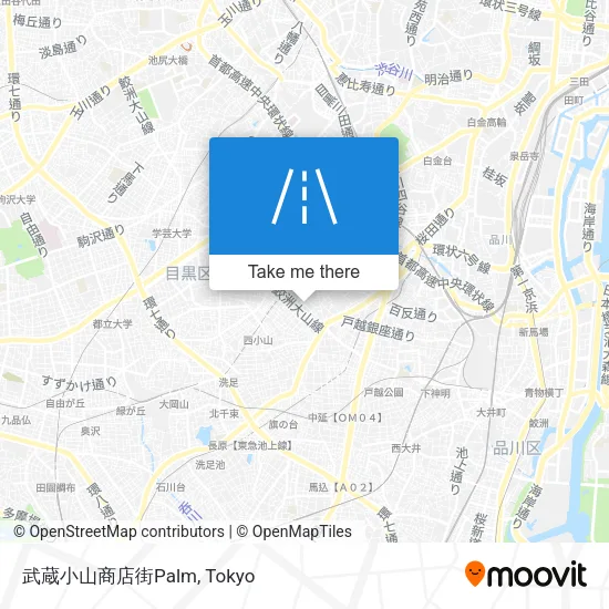 武蔵小山商店街Palm map
