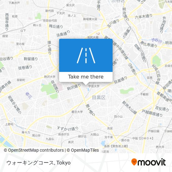 ウォーキングコース map