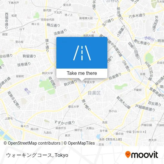 ウォーキングコース map