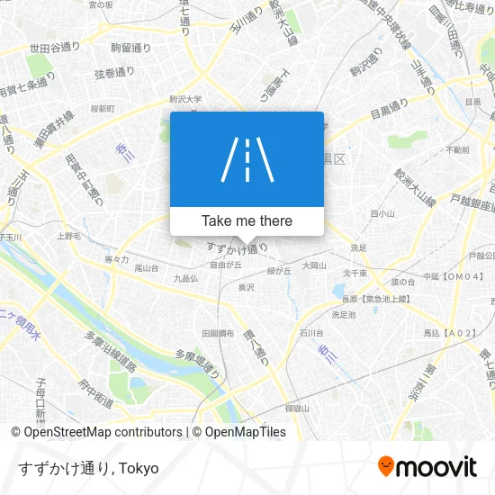 すずかけ通り map