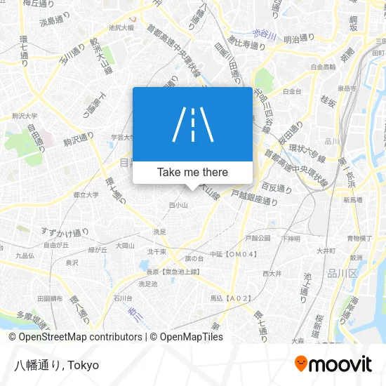 Hachiman Street map