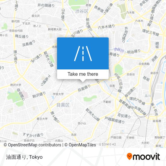 油面通り map