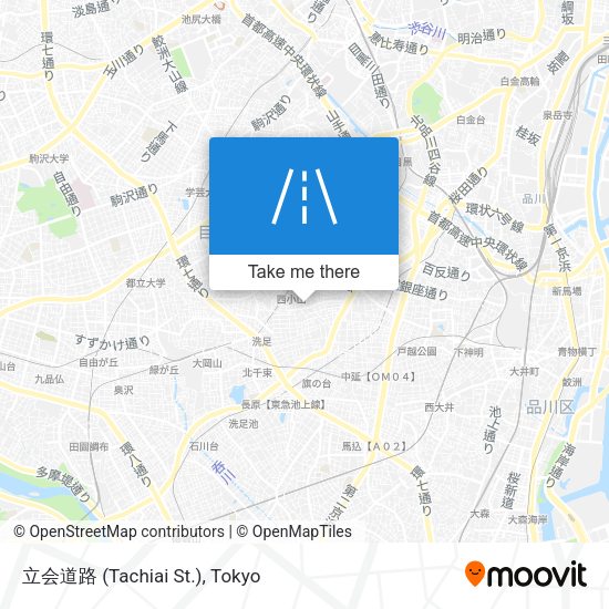 立会道路 (Tachiai St.) map