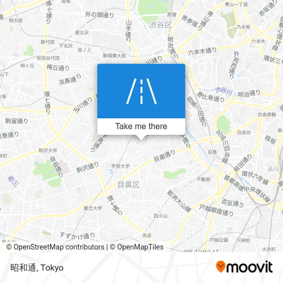 Showa Street map