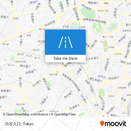 渋谷入口 map