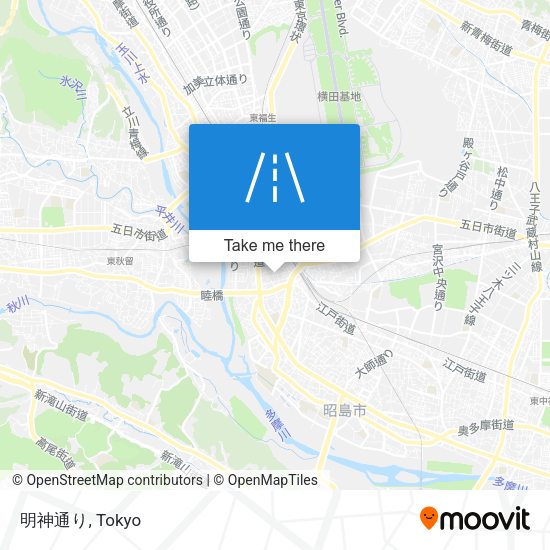 明神通り map