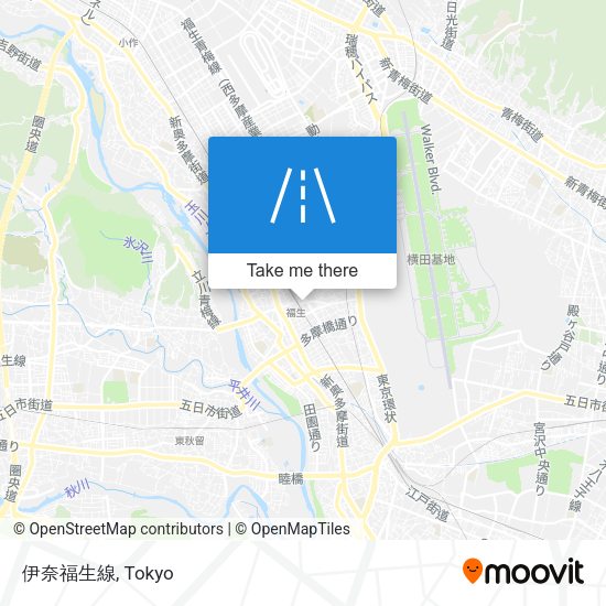 伊奈福生線 map