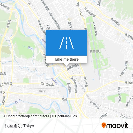 銀座通り map