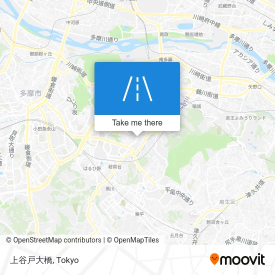 上谷戸大橋 map