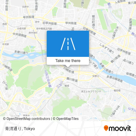 青渭通り map