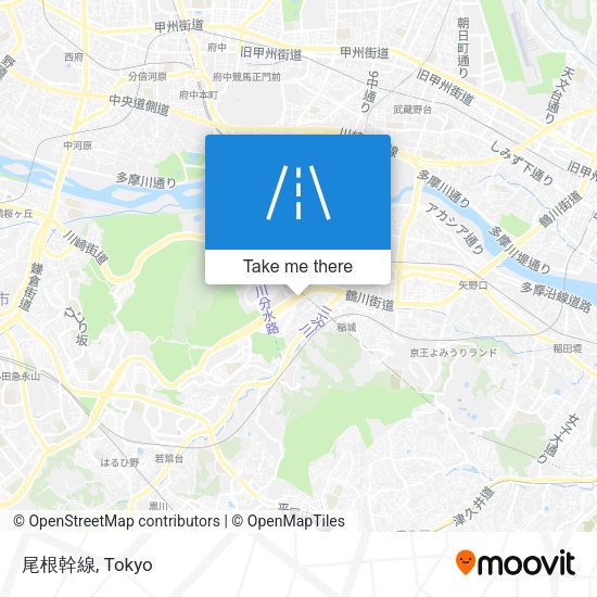 尾根幹線 map
