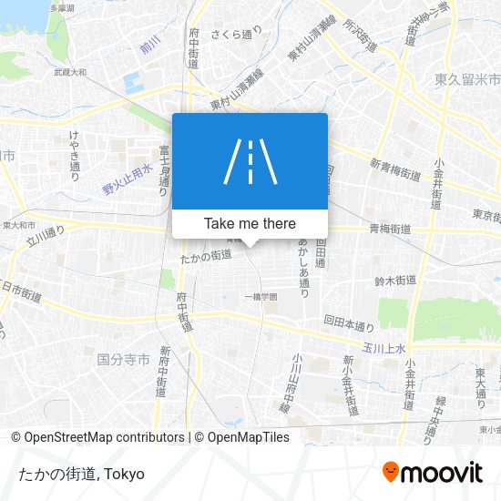 たかの街道 map