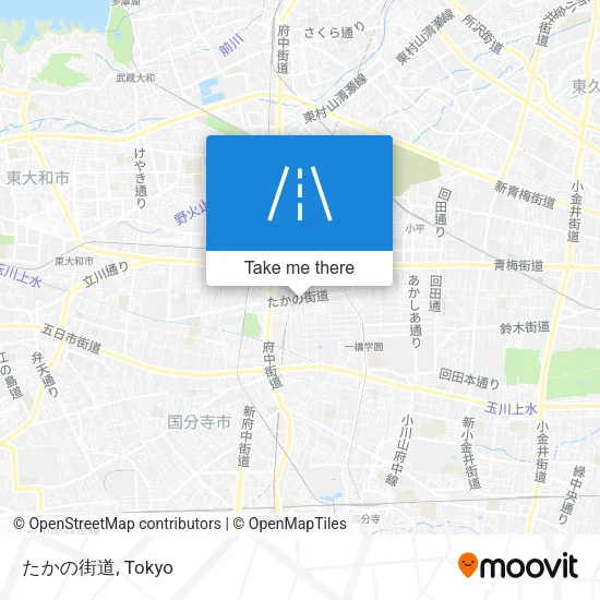 たかの街道 map
