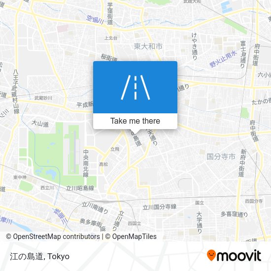 江の島道 map