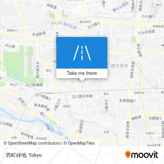 West Town Green Space map