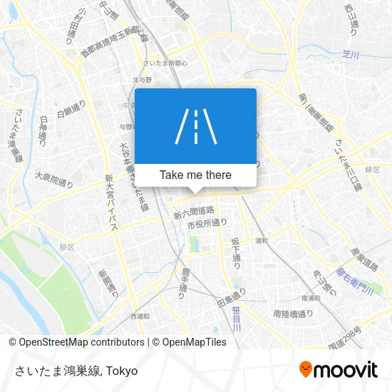 さいたま鴻巣線 map
