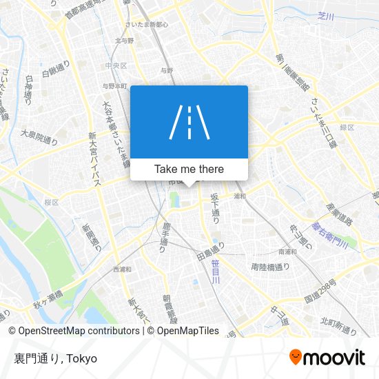 裏門通り map
