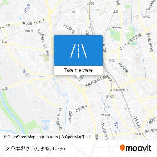大谷本郷さいたま線 map