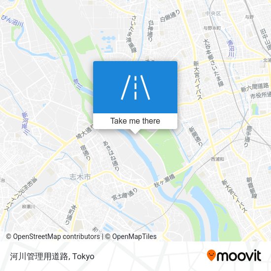 河川管理用道路 map