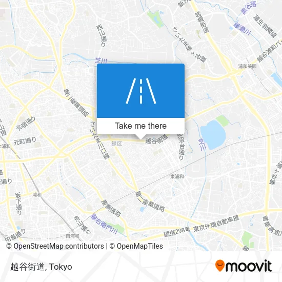 Koshigaya Highway map