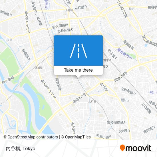 内谷橋 map