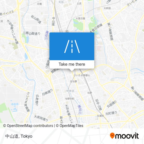 中山道 map