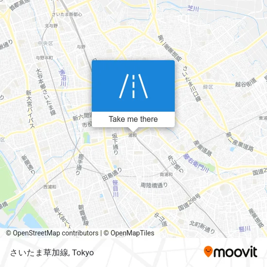 さいたま草加線 map
